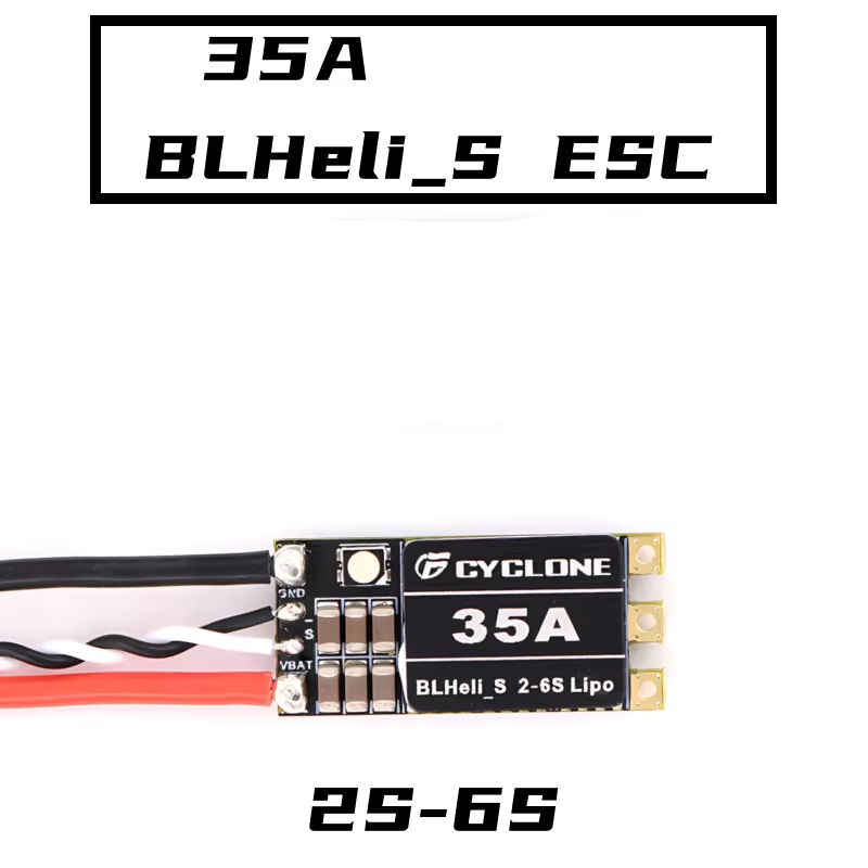 Fpv Drone Quadcopter - Cyclone 35A BLHeli_S ESC - Supporto