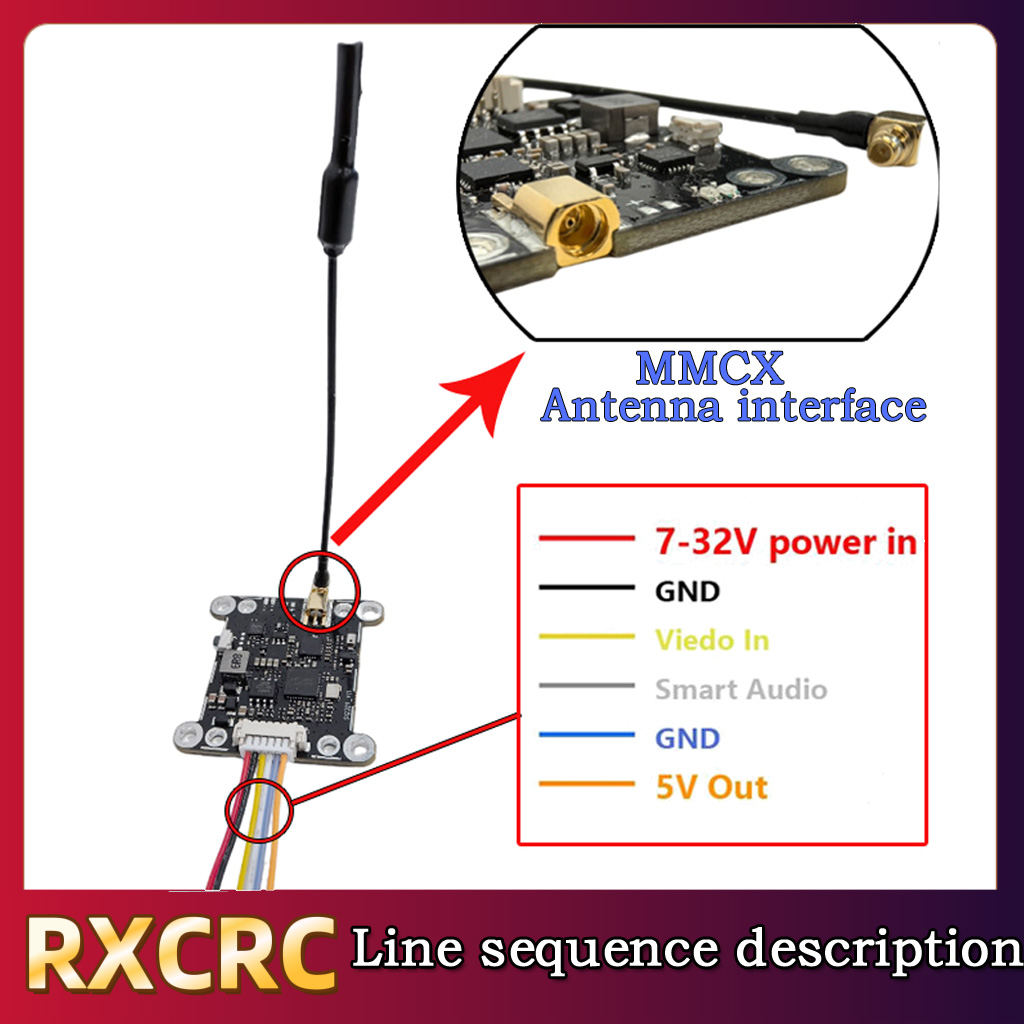 Modulo RXCRC 5.8G 48CH 1.6W VT - Fpv Drone Frame recensione e prezzo