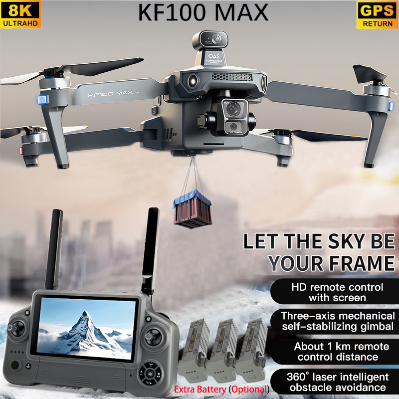 KF100 MAX GPS Drone 4K Fotocam - Fpv Drone Charger recensione e prezzo
