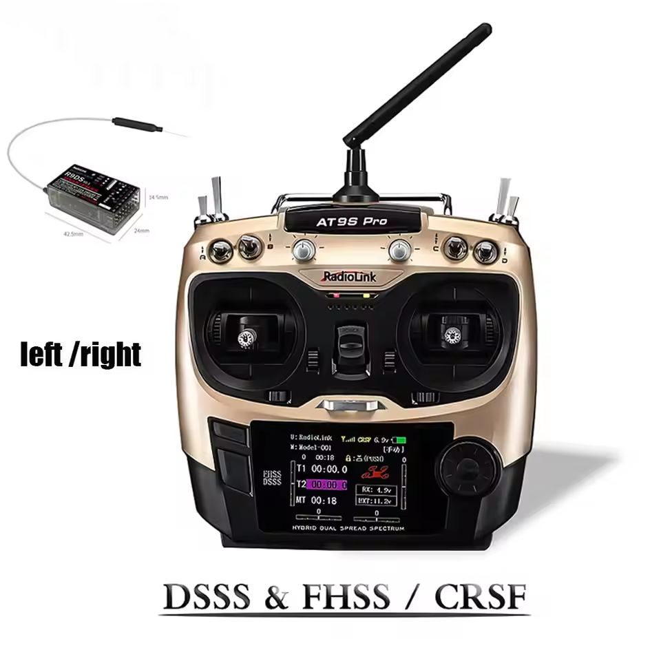 Radiolink AT9SPro 12CH 2.4G DS - Fpv Drone Battery recensione e prezzo